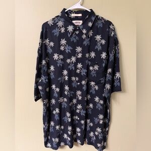 Campia Moda Men's Palm Tree Shirt XLT Hawaiian Tropical Beach Resort Vacation‎